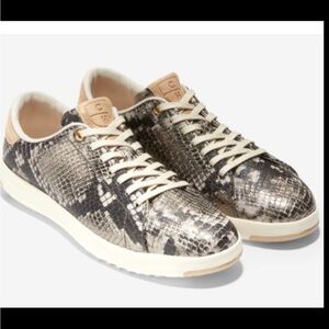 Cole Haan Snakeskin Print Sneakers